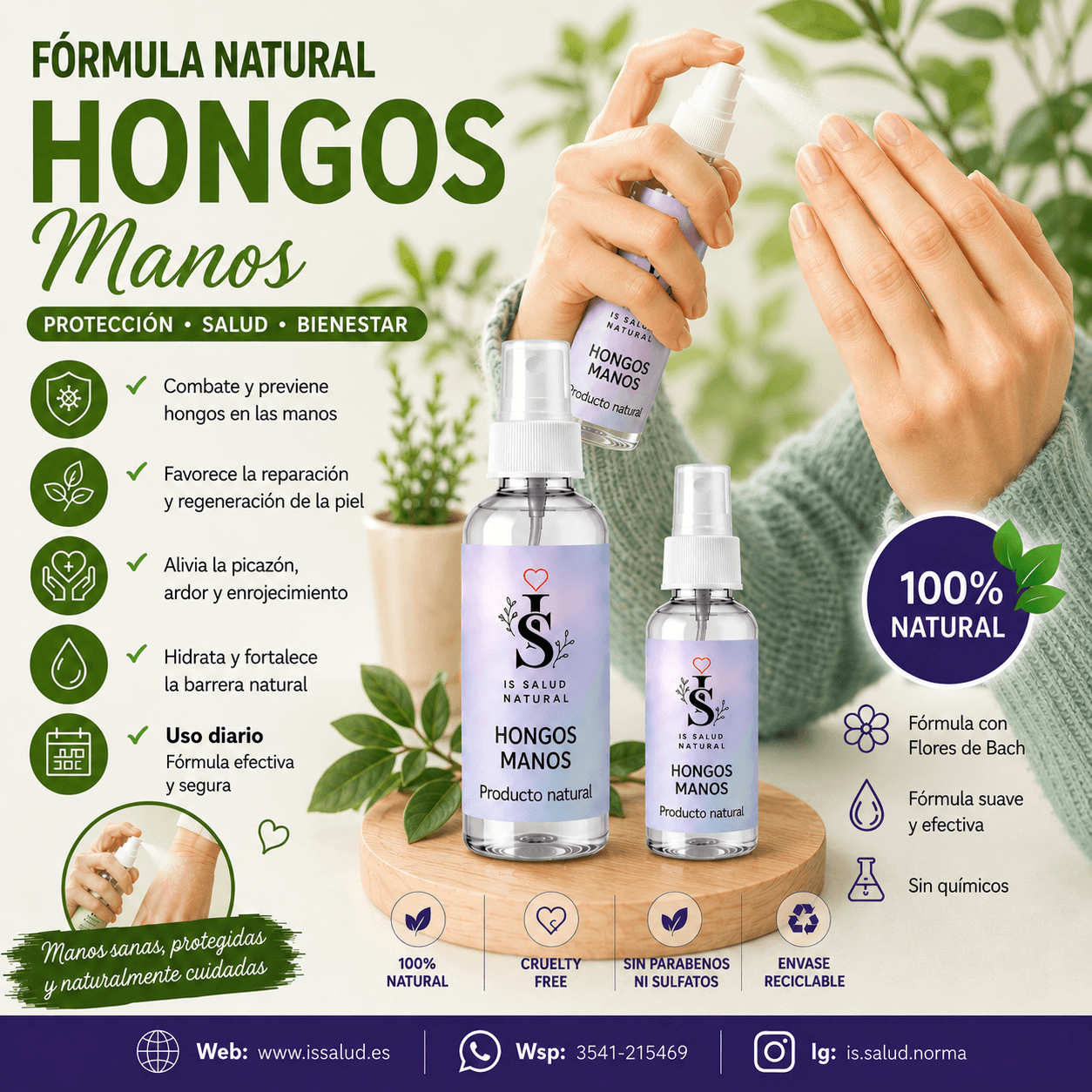 20- Hongos Manos · Spray