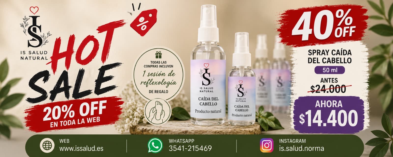 Hot Sale — 20% OFF en toda la web